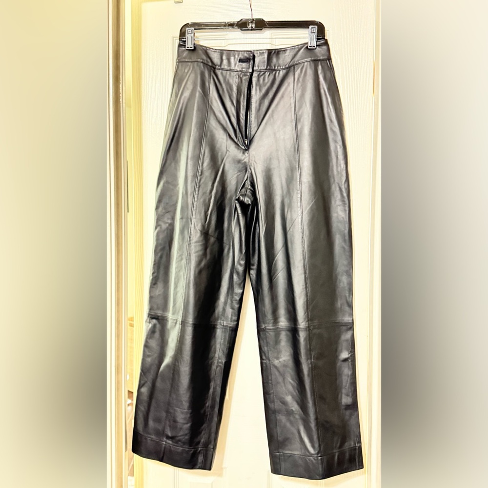 SOLD Jason Wu Black Leather Pants
